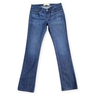 Degaine woman's size 27 dark blue bootcut jeans